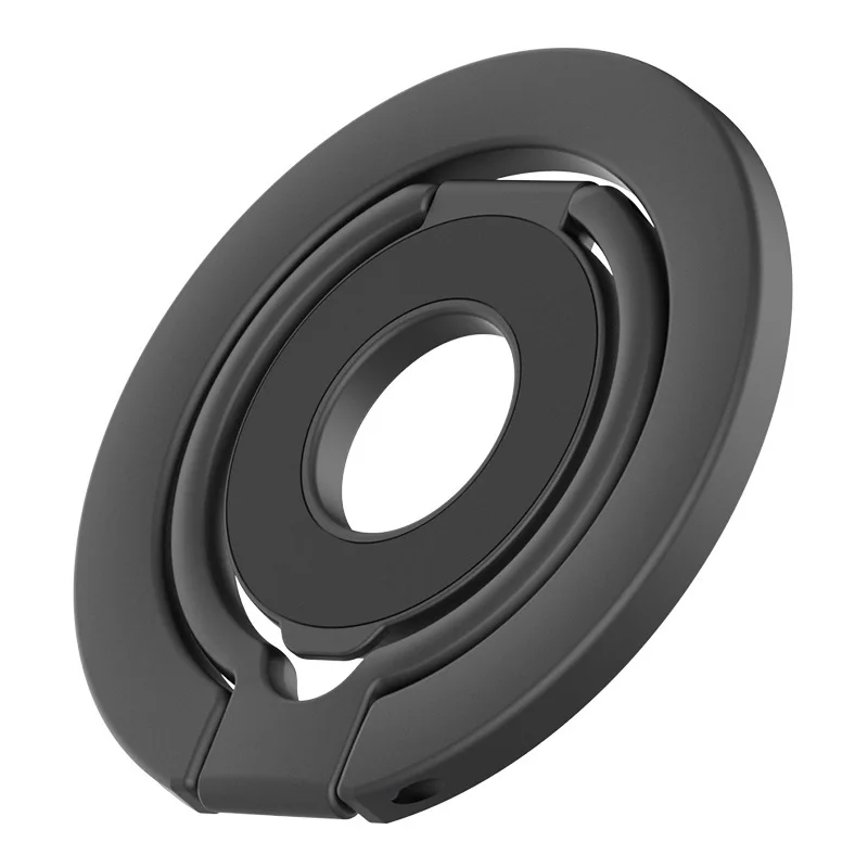 양면 자석식 휴대폰 링 홀더, 3단 접이식 스탠드, 도파민 색상, N52 강력 자석, MagSafe 및 99% 호환