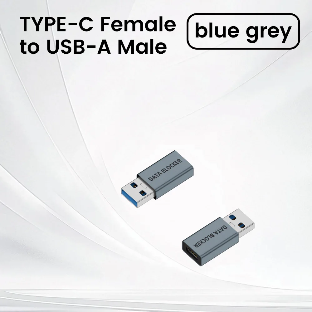 High-Speed USB/Type-C Data Blocking Charging Adapter for Enhanced Device Security