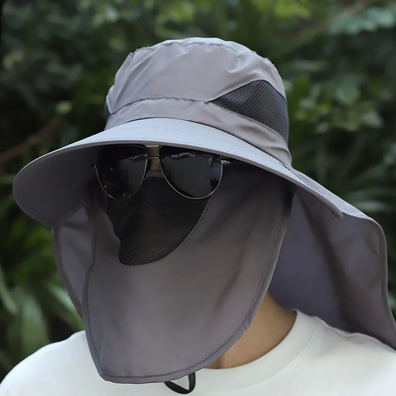 Summer Sun Hats Protection Outdoor Cap For Men Women Hiking