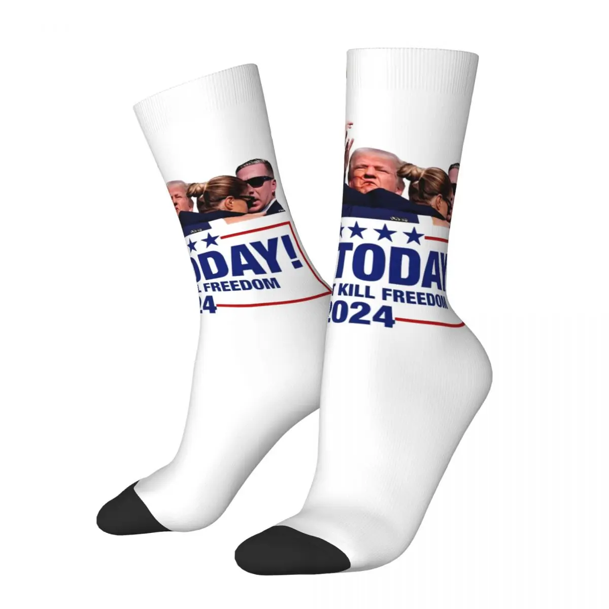 

Не сегодня, мужские и женские носки с изображением Трампа, поглощающие пот, борьба за Американский скейтборд, короткие теплые носки, маленькие подарки