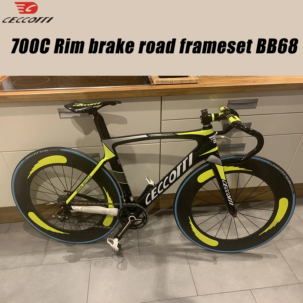 T1000 Full Carbon Road Bike Frame Fork Saddle Handlebar Clamp Seatpost Headset Hanger Bicycle Frameset