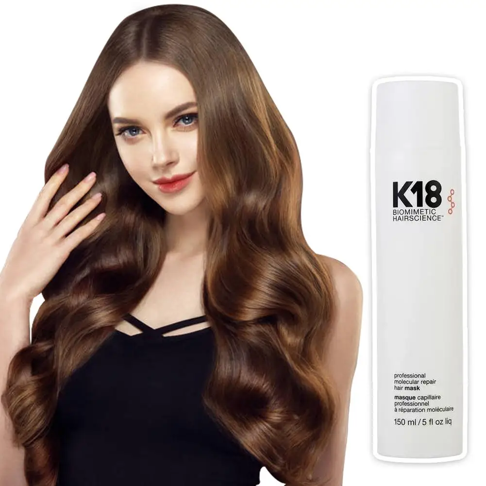 Hair Mask K18 Leave-In Molecular Hair Mask Repair Dry Damaged Hair Reverse Bleach Color Chemical & Heat Damage Hair care 50ml/150ml