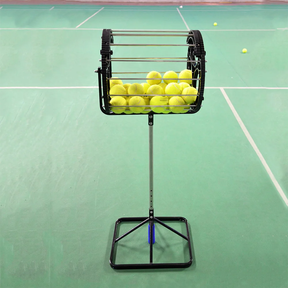 2 in 1 Tennis Ball Picker Tennis Ball Picker Saver Grabber Black Automatic Pick Up Hopper