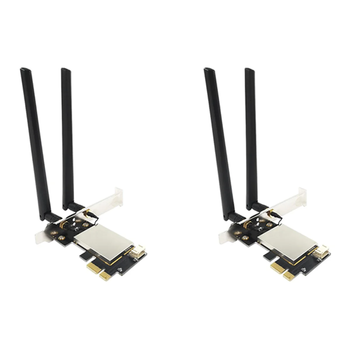 2X Pcie Wifi Card Adapter Bluetooth Dual Band Wireless Network Card Repetidor Adaptador Per Pc Desktop Wi-Fi Antenna M.2