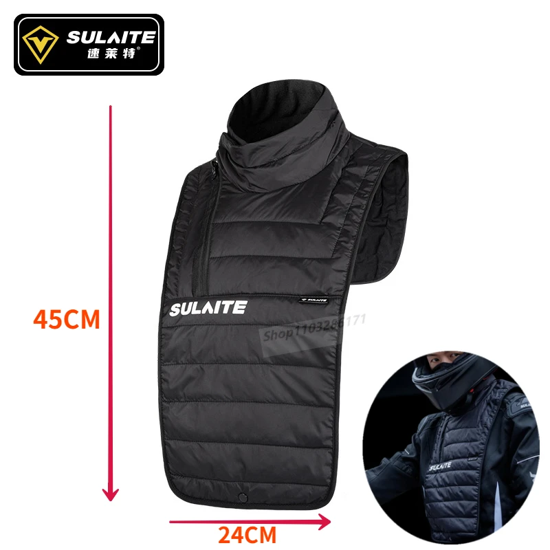 Sulaite Multifunctional Neck Gaiter Chest Warmer Windproof and Breathable Neck Chest Hood for Men Women Cycling Outdoor Sports