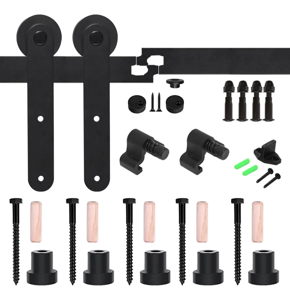 kit hardware porta celeiro com montagem parede 05