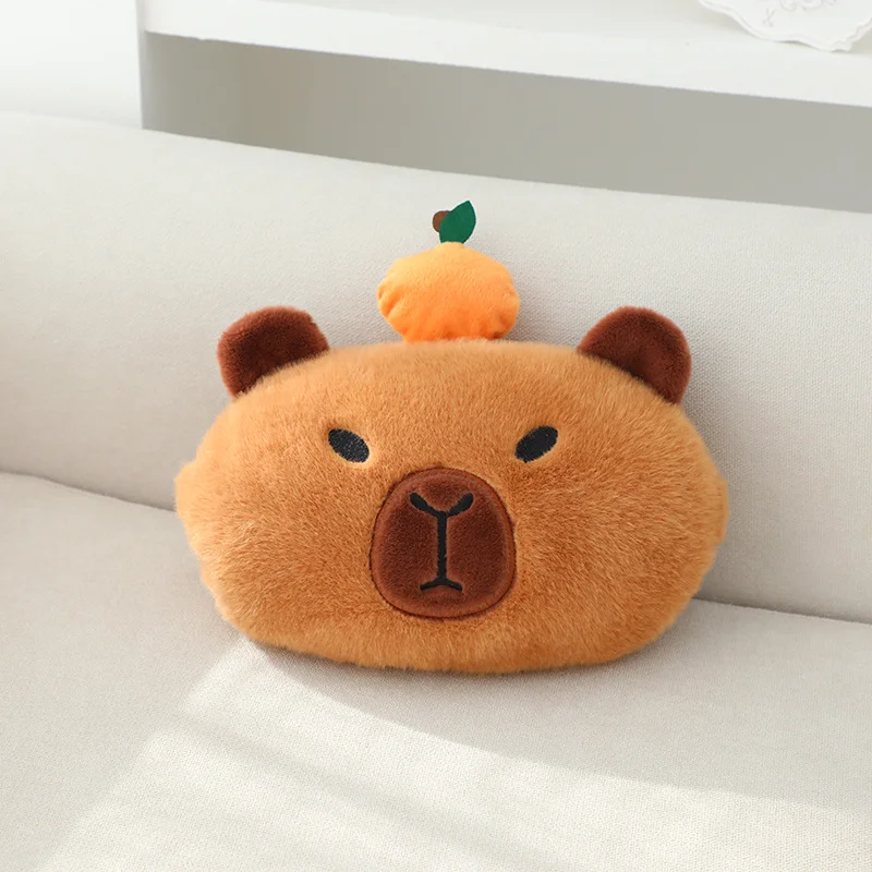 Neck Pillow Capybara Plushies Plush Shoulder Protection Kapibala Kawaii Car Decoration Of Car Supplies lovely Plushie Toy Gift
