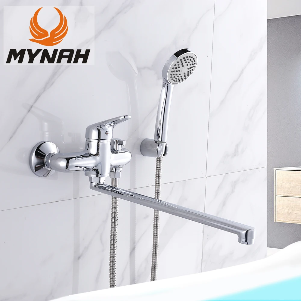 Смеситель для ванны настенный