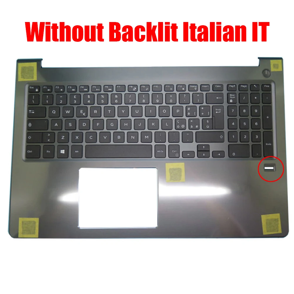 

Italian IT Laptop Palmrest For DELL For Vostro 15 5568 V5568 0FCN57 FCN57 Without Backlit Keyboard With Fingerprint Hole New