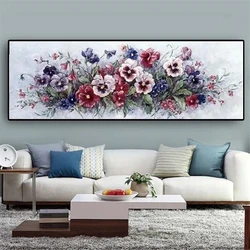 DIY Large Size Phalaenopsis Flower Diamond Painting Kits Full Drill Diamond Embroidery Wall Art Painting Cross Stitch Home Decor