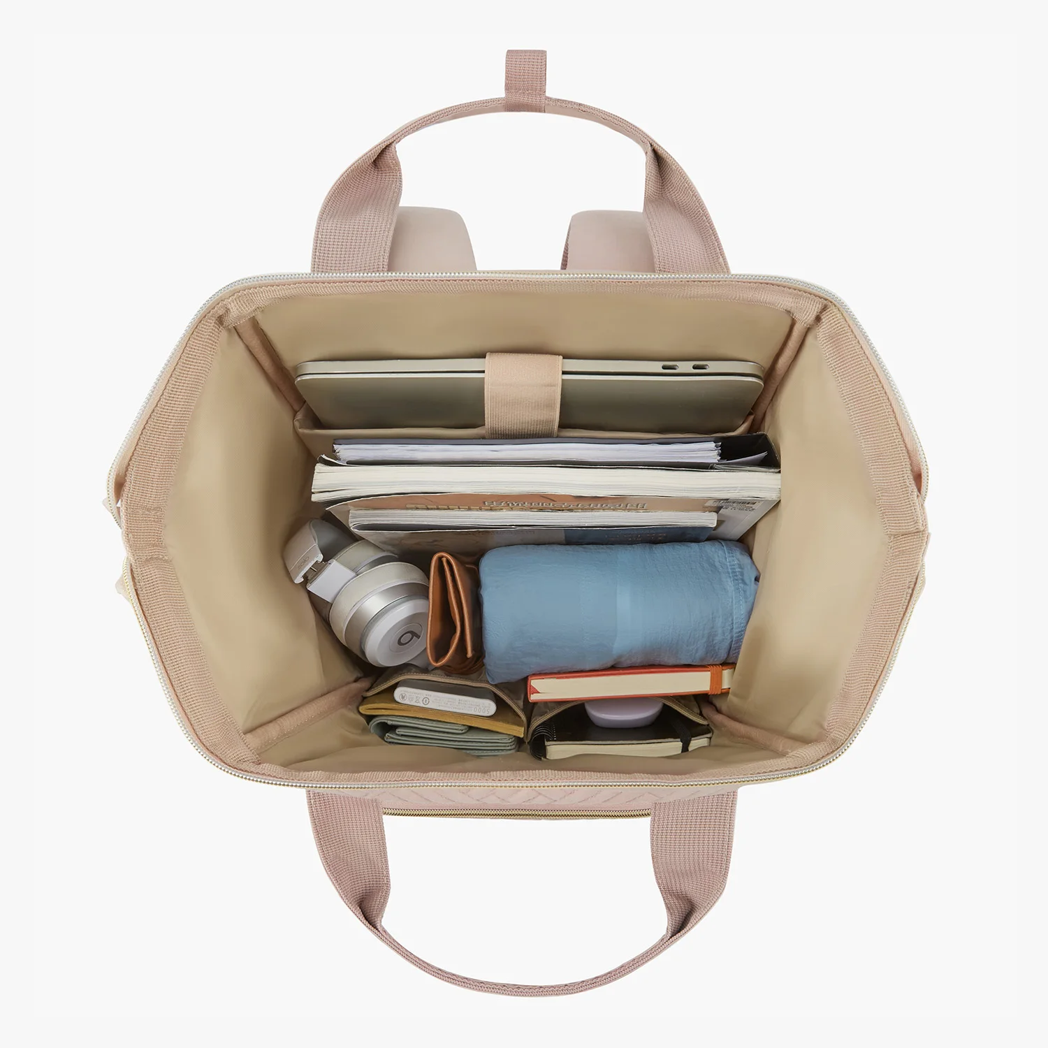 Zaino Donna Lavoro Con Porta USB, Trapuntato E Impermeabile, Capiente Per Viaggio E Università, Adatto A Computer 15.6 Pollici