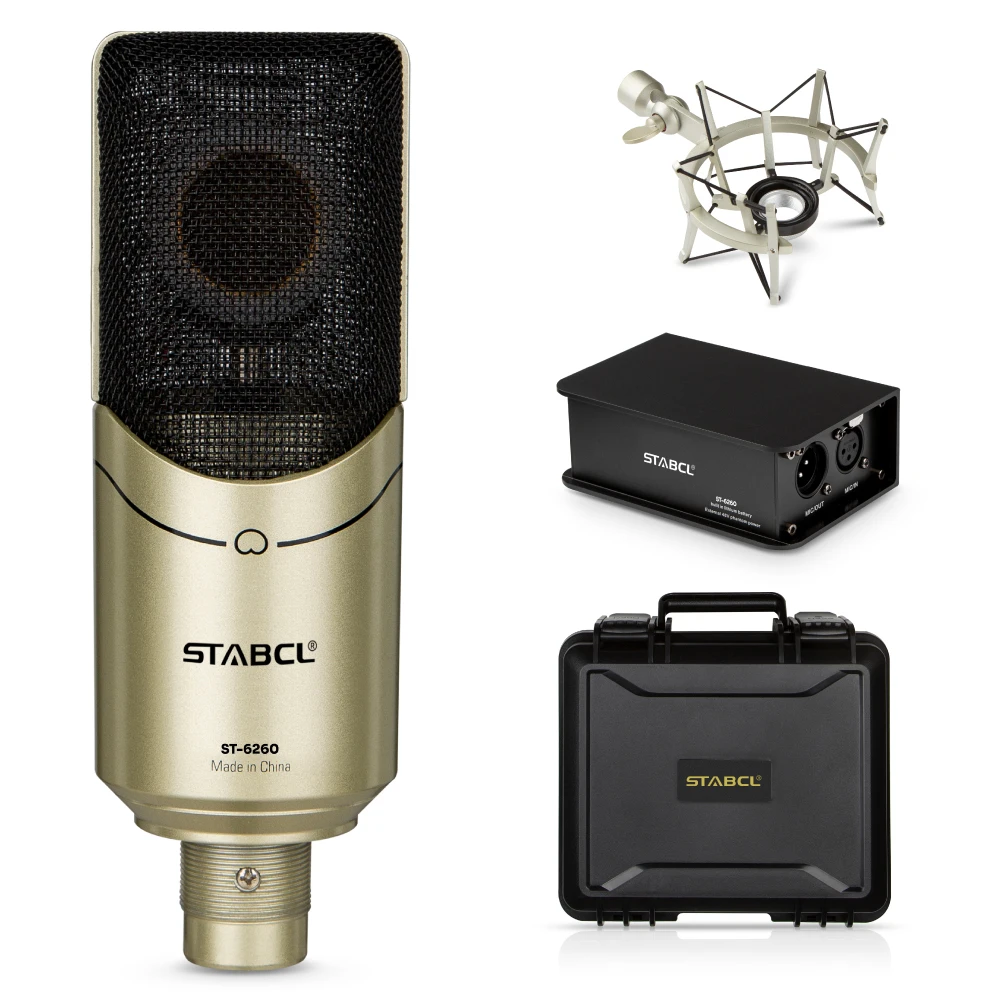 

Studio Microphone condenser recording microphone for Field Recording Podcasting Streaming