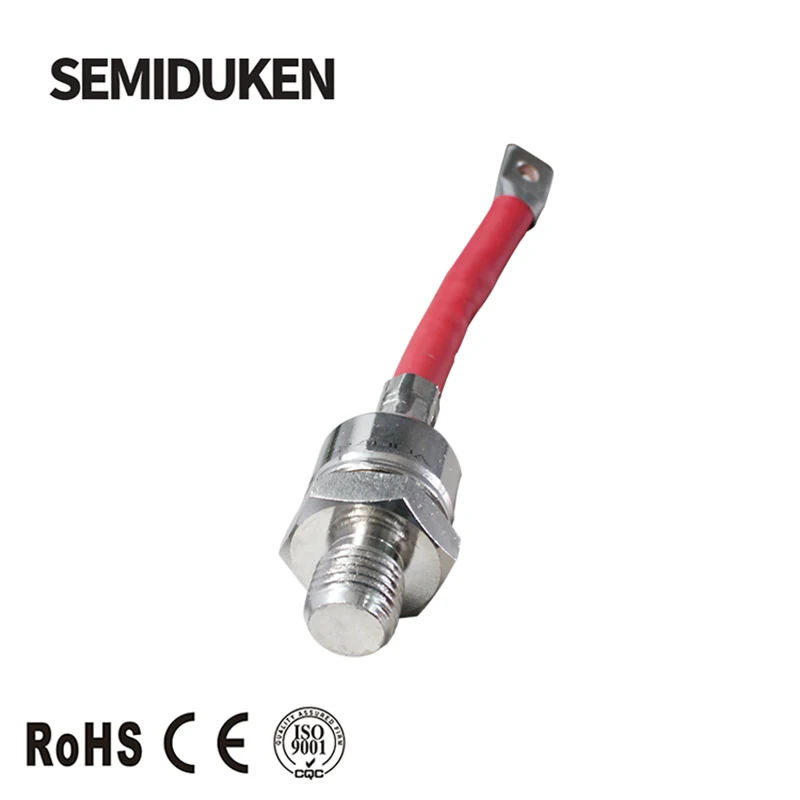 Aexit Diodo Raddrizzatore A Perno, 1000V 20A, Montaggio Su Dissipatore, Isolamento In Ceramica, 57mm X 21mm, Colore Argento