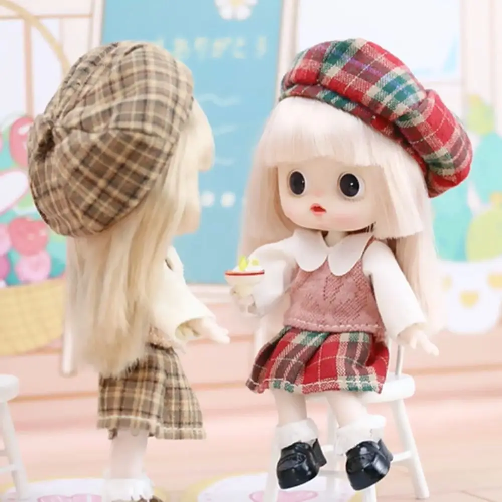 DIY 15cm BJD Doll Clothes DIY Dress Up Toy Skirt Colorful BJD Doll Clothes Set Kawaii Cute 1/12 Bjd Doll Clothes BJD Doll