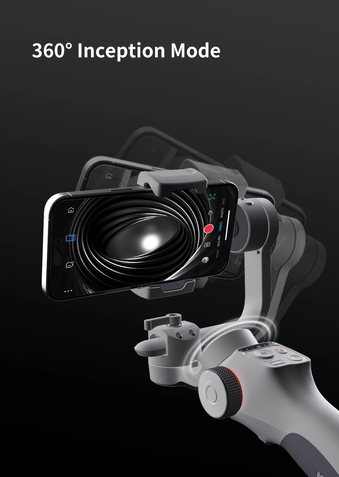 Funsnap Capture 5 3-Axis Handheld Gimbal Stabilizer AI-Tracking