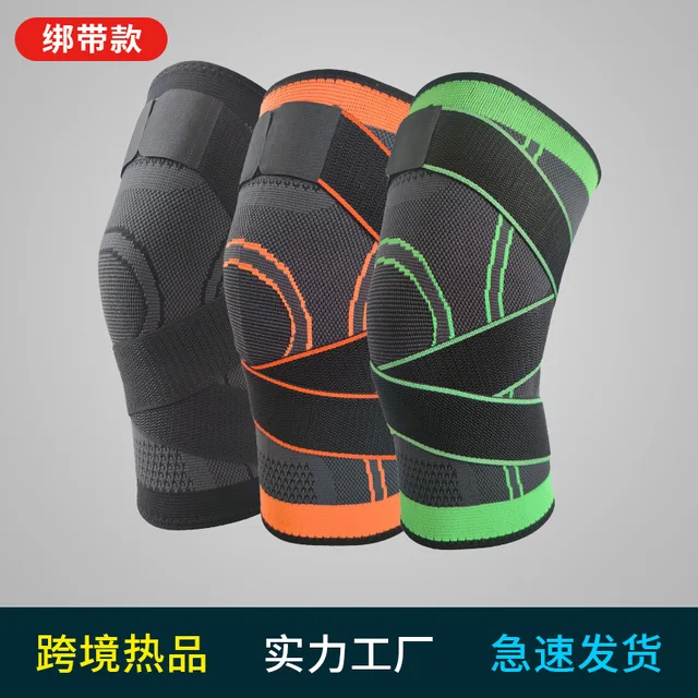 2PCS Knee Pads Sports Pressurized Elastic Kneepad Support Fitness Basketball Volleyball Brace Medical Arthritis Joints Protector 2