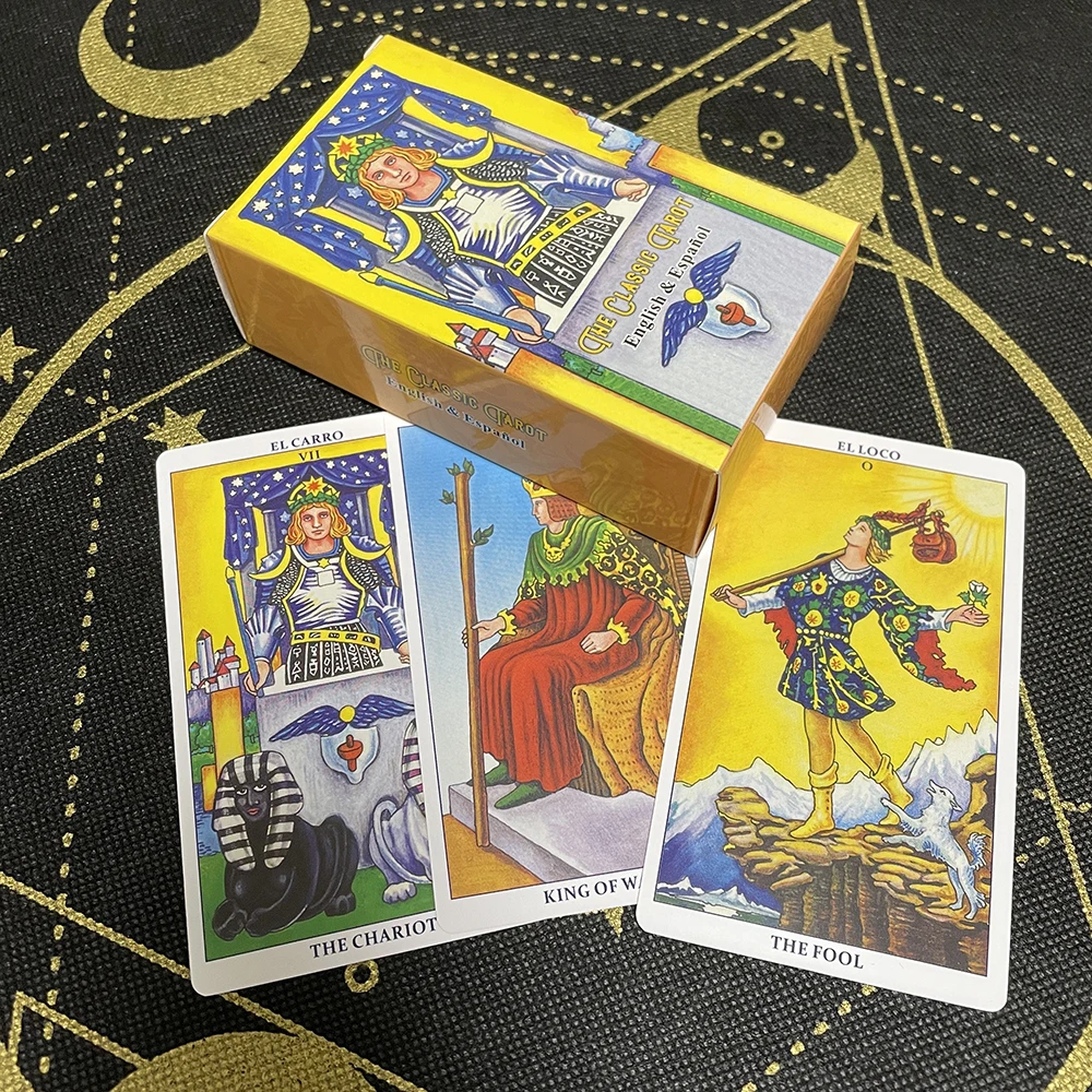 Español Rider Tarot Cards in Spanish Version Board Game Divination Deck for  Beginners with Guide Book