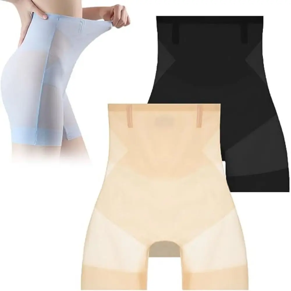 Description Picture 2 of itemNew Ultra Slim Body Shaping Underwear Tummy Control Hip Lift Panties for Women Seamless Ice Silk High Waisted For Yoga Sports