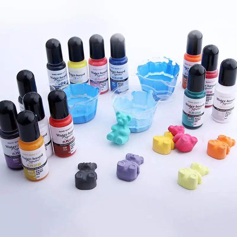 10ml Gypsum Cement Aqueous Pigment for Gypsum Powder Color Concentrate Cement Plaster Mold Decoration Handmade gypsum cement pigment