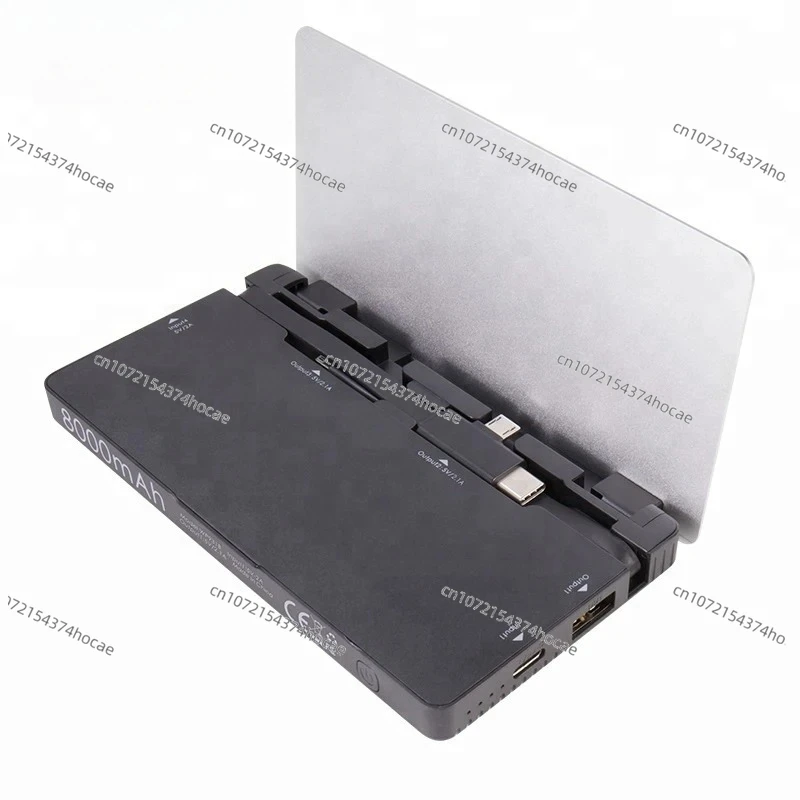 8000mAh 휴대용 보조배터리 8포트 다중 장치 충전 스테이션 (상업용/호텔용)