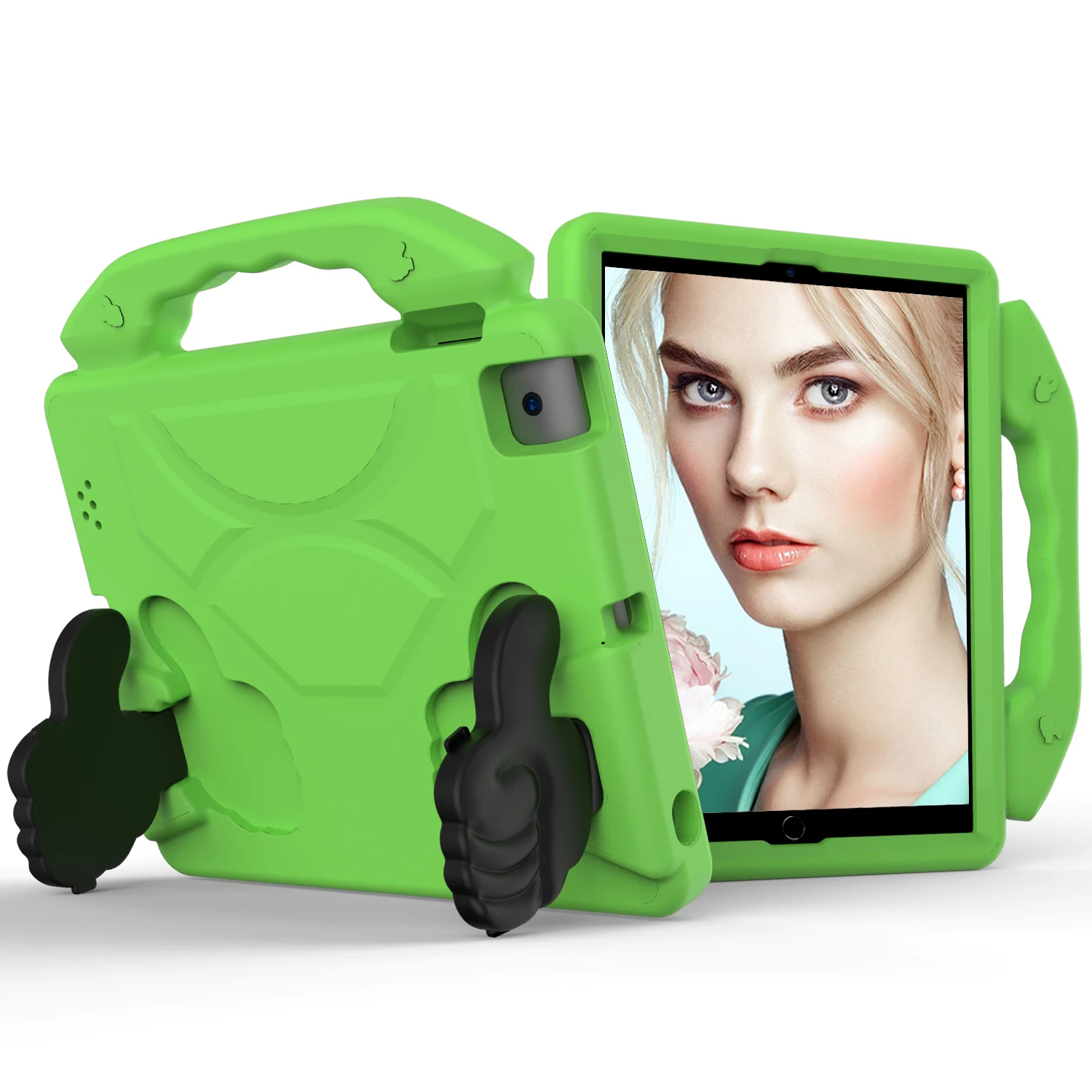 Children's Shockproof EVA Tablet Case with Thumbs Up Stand