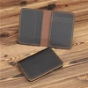 Wallet Stylish Men's Card Bag Leather Simple Small Ultra-thin Mini Credit Card Bank ID Cards Holder Multi-purpose Wallets 2