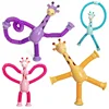 Children Suction Cup Toys Pop Tubes Stress Relief Telescopic Giraffe Fidget Toys Sensory Bellows Toys Anti-stress Squeeze Toy 2