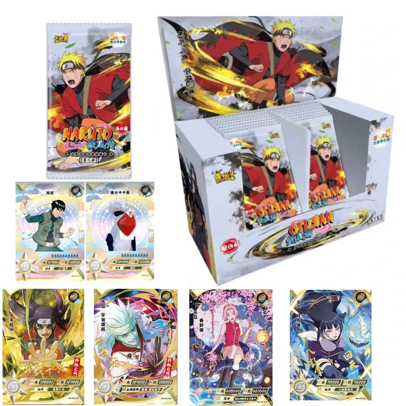 Naruto Cards Booster Box Naruto Collection Box Anime Naruto Boosters Collection Aliexpress