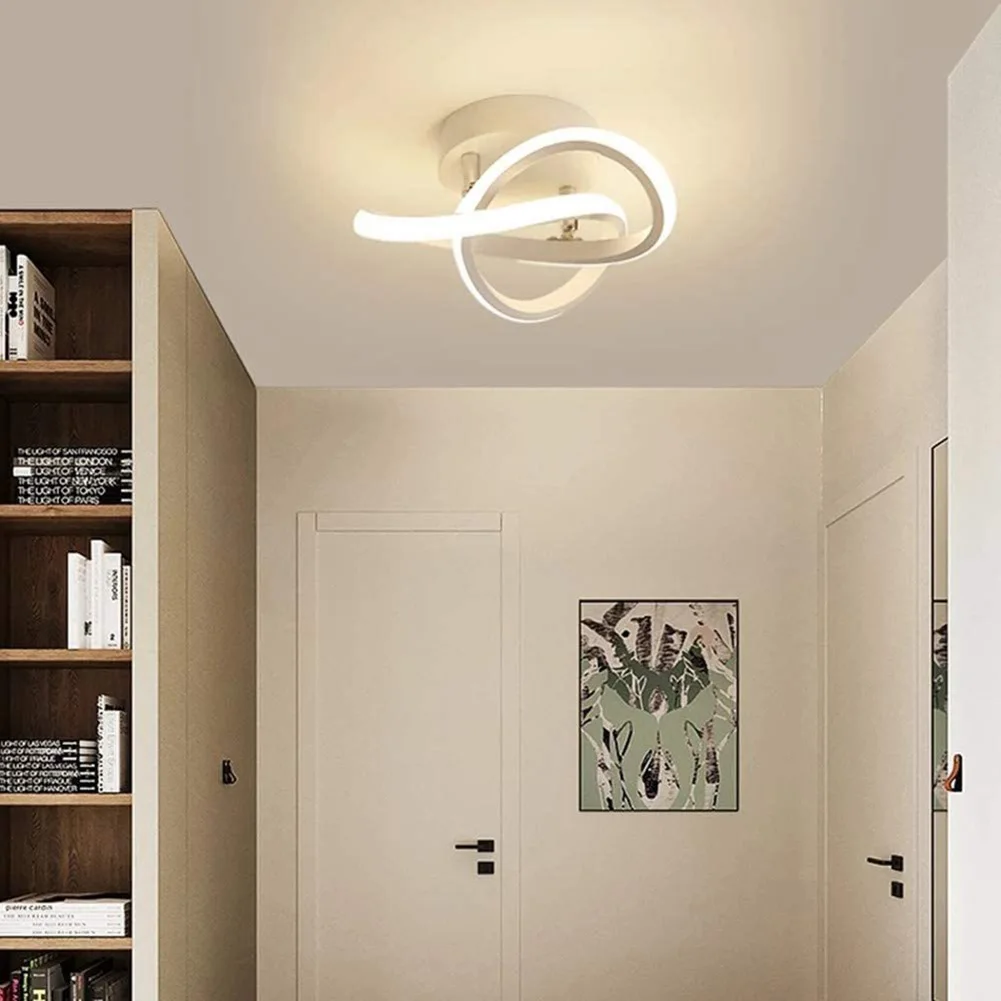 Plafonnier LED Monté en Surface avec Design Moderne pour Chambre à Coucher Éclairage d’Intérieur, Luminaire Décoratif d