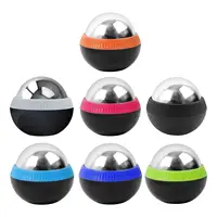 Stainless Steel Cold Massage Roller Cold&Heat Relief Massage Ball Deep Tissue 2