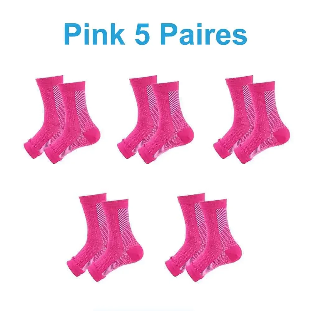 Ankle Support Sports Compression Breathable Sleeve Socks Brace