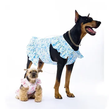 Large Dog Floral Dress 13