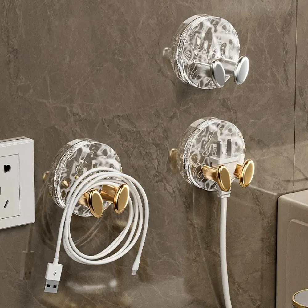 PET Wall Storage Hooks Self Adhesive for Hanging Coats Keys