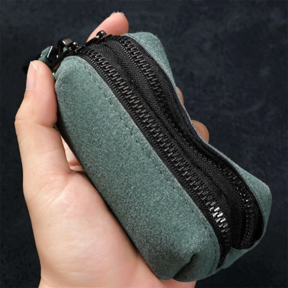 Porte-monnaie Cuir Homme Amexo Porte-monnaie Ceinture Amexo Cuir Marron - Porte-monnaie Compact Avec Porte-clés Intégré Porte Monaie Piece