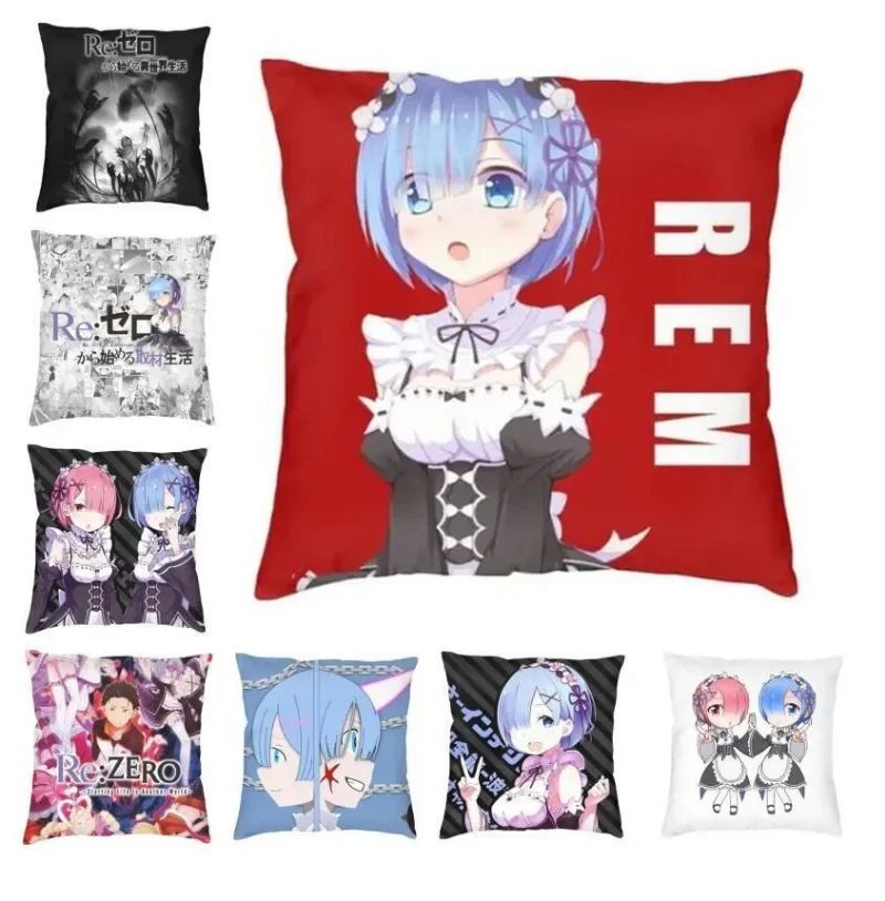 Декоративные милые Аниме подушки для манги в спальне Re Zero