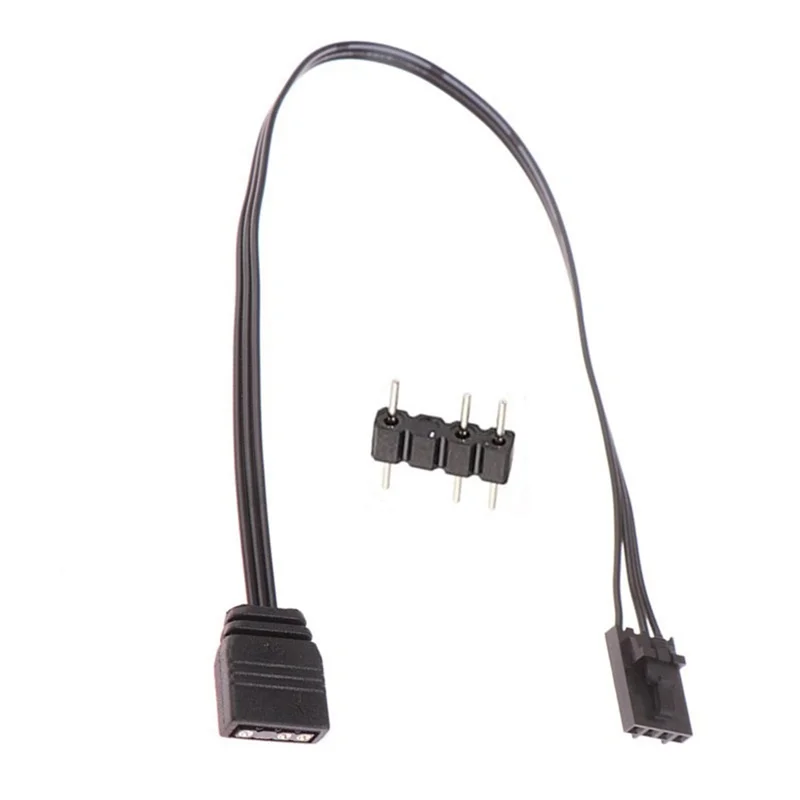 RGB Controller 4PIN RGB to Standard ARGB 3 Pin 5V Adapter 25cm