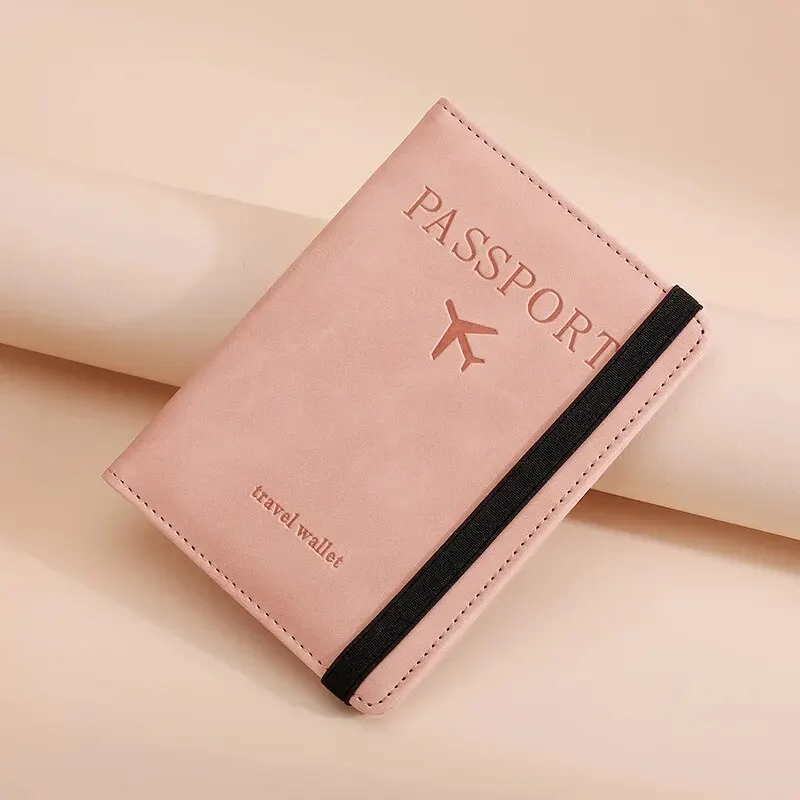 Luxury RFID-Blocking Passport Wallet - Premium PU Leather Travel Essential