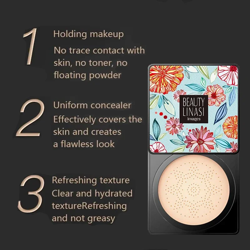 Air Cushion Cream Mushroom Head CC Cream Natural Moisturizing Foundation Concealer Whitening Oil-control Makeup Cosmetics BB Cream