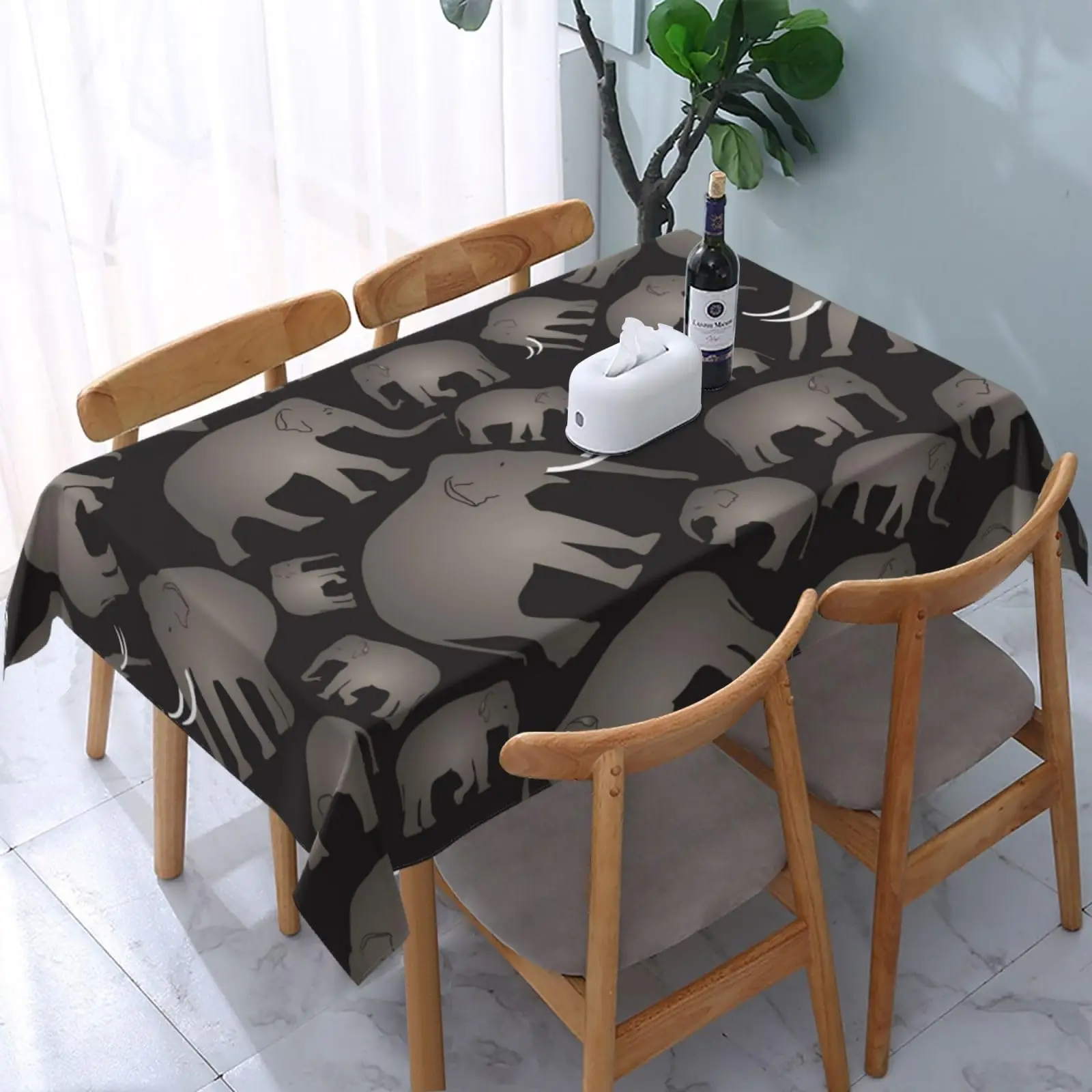 

AFHYZY Table Cloth Rectangle Table Waterproof Tablecloth Picnic Table Cover 54x 72 Inch Washable Camping Tablecloth Polyester