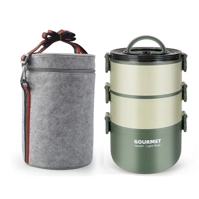 Thermipax™ 3 Layer Thermos Lunch Box – ThermiPax