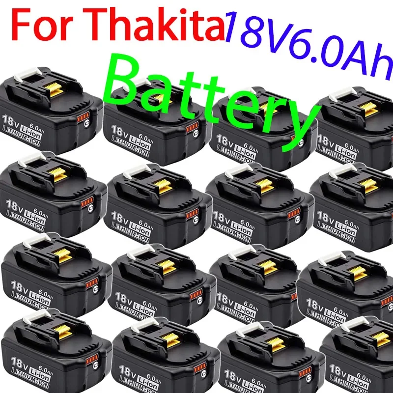 

BL1860 Li-ion Battery for Makita 18V 6.0AH Battery BL1860B BL1840 BL1845 BL1850 BL1830 BL1860B LXT 400 Rechargeable