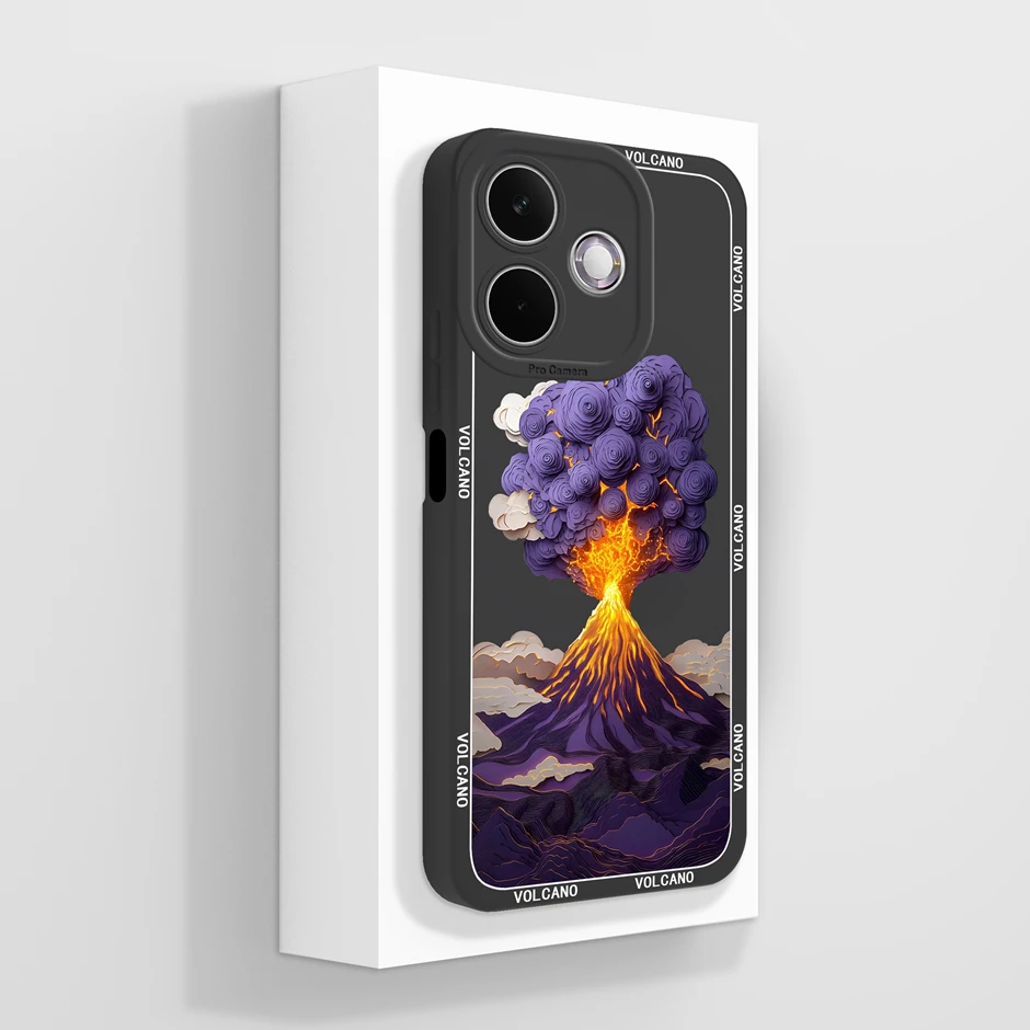 Artistic Oil Painting Flower Silicone Soft Protective Phone Case