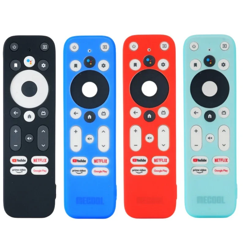 Onn Android TV 2K FHD Streaming Remote Control Covers Anti-Slip Remote Holder Protective Silicone Case Lanyarh