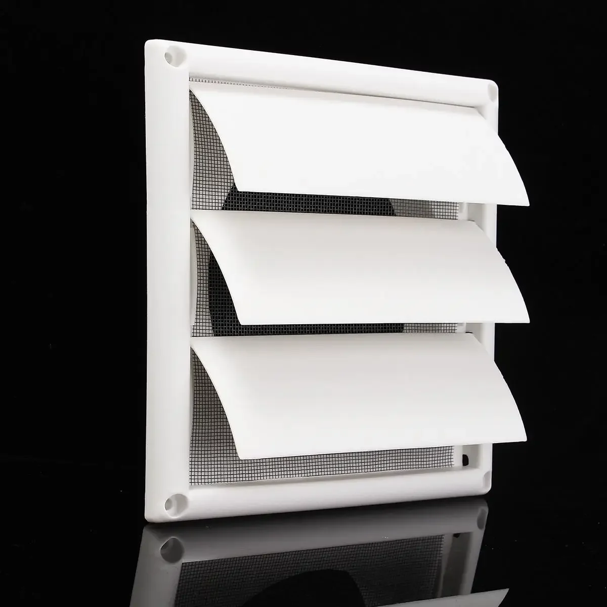 Grelha de Ventilação para Cozinha e Banheiro Tampa de Ventilação Grelhas Plásticas Brancas Aberturas de Aquecimento e Refrigeração 200x200x40 mm 6