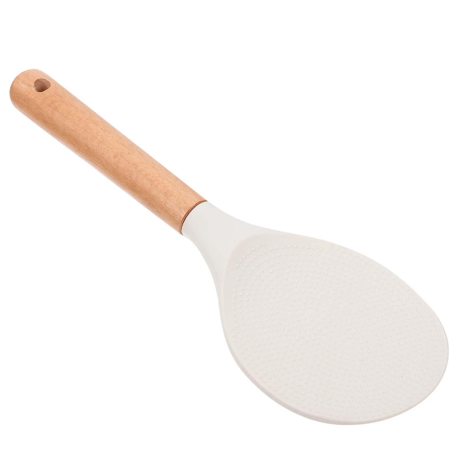 

Nonstick Cookware Setr for Mashed Potatoes Serving Rice Spatula Domestic Silica Gel Household White Non-stick Home