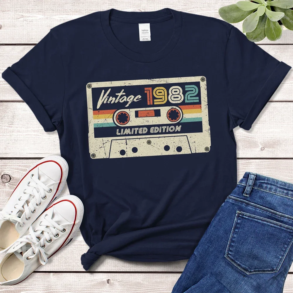 Vintage 1984 40th Retro Cassette T-Shirt Made In 1994 30th Birthday 40 Years Old Gift Idea Classic Graphic Cotton Tees 3