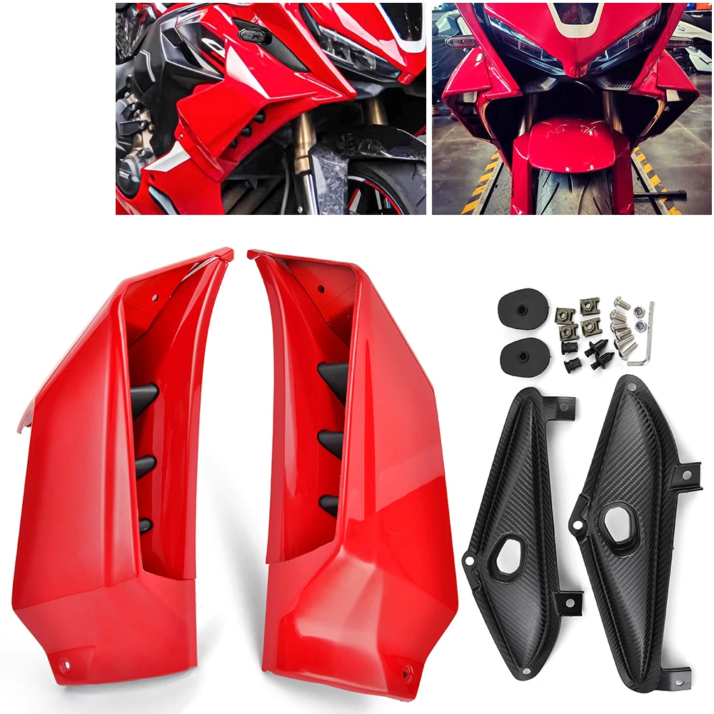 

For HONDA CBR650R CBR 650R Front Fairing Winglets Aerodynamic Wing Shell Cover Protection Guards Kit 2019 2020 2021 2022 2023
