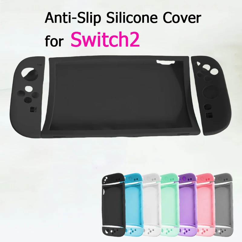 Detachable Anti-Slip Silicone Protective Gaming Console Case with Split Design