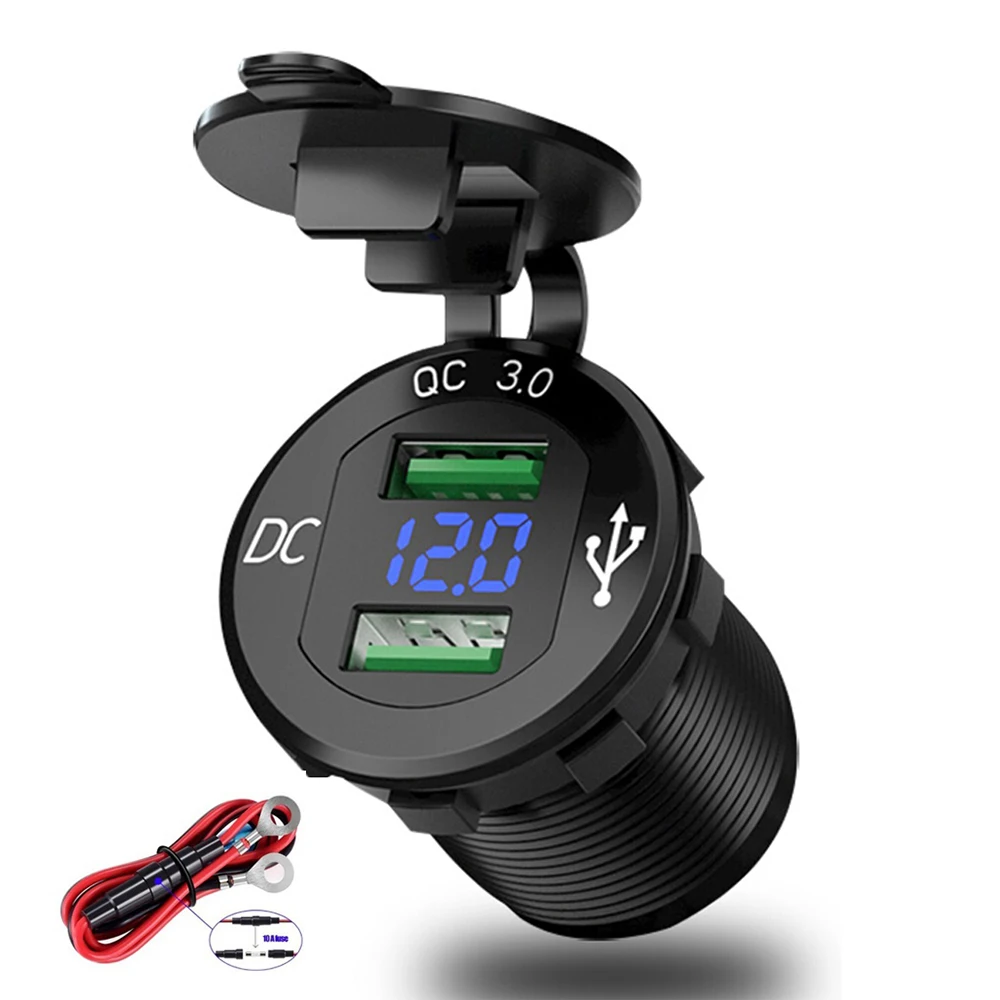 12v usb outlet marine car charger