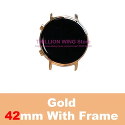 Premium LCD Display Touch Screen Digitizer Replacement (42mm Gold With Frame)